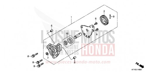 POMPE A HUILE CBR125RSC de 2012